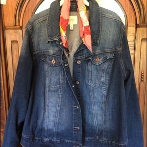 Jessica Simpson EUC 3x Plus Denim Jean Jacket